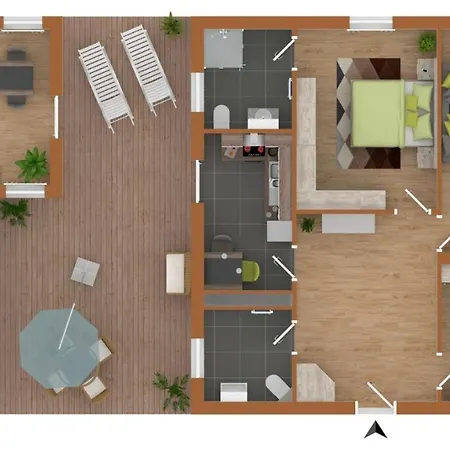 Hafenkieker Апартаменты *